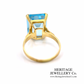 Fine Aquamarine Dress Ring (18ct gold)
