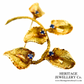 Boucheron Sapphire-Set Leaf Brooch