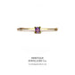 Antique Suffragette Amethyst and Emerald Brooch
