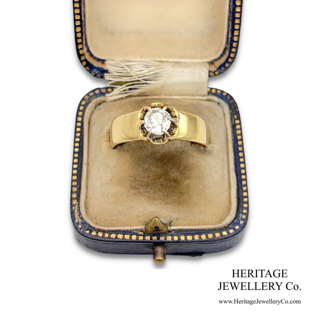 Victorian Diamond Gypsy Ring (c.1877; 0.65ct)