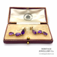 Vintage Amethyst Drop Earrings