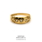 Victorian 3-Stone Diamond Gypsy Ring (c. 1876)