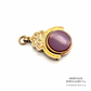 Antique Victorian Gold Spinning Seal Fob Pendant (10ct Gold, Bloodstone and Carnelian)