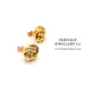 Vintage 9ct Gold Knot Earrings
