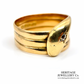 Antique Diamond Snake Ring (18ct gold)