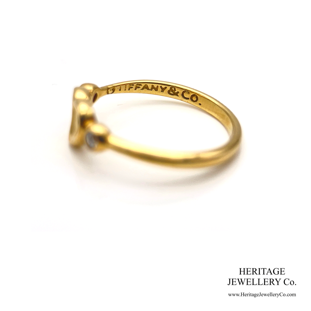Tiffany Diamond Heart Ring (18ct gold)