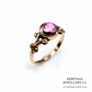 Antique Pink Sapphire Singe Stone Ring