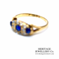 Antique Sapphire and Diamond Ring
