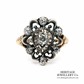 Antique Old Cut Diamond Cluster Ring
