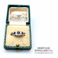 Antique Sapphire and Diamond Ring