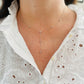 White Gold and Diamond Necklace (18ct)