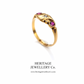 Edwardian Ruby and Diamond Ring