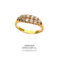 Antique Gold Two-Row Diamond Ring (c.0.50ct)