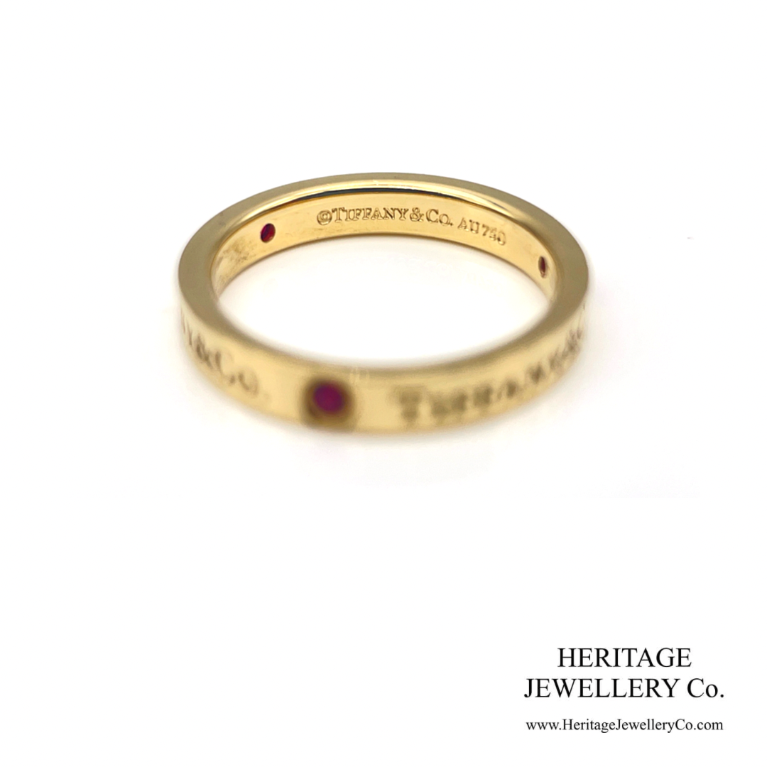 Tiffany Ruby Band Ring (18ct gold)