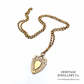 Antique Long Guard Chain and Medallion