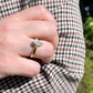 Pear-cut Diamond Solitaire Ring