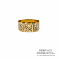 Edwardian Engraved Gold Band (c.1904)