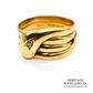 Antique Diamond Snake Ring (18ct gold)
