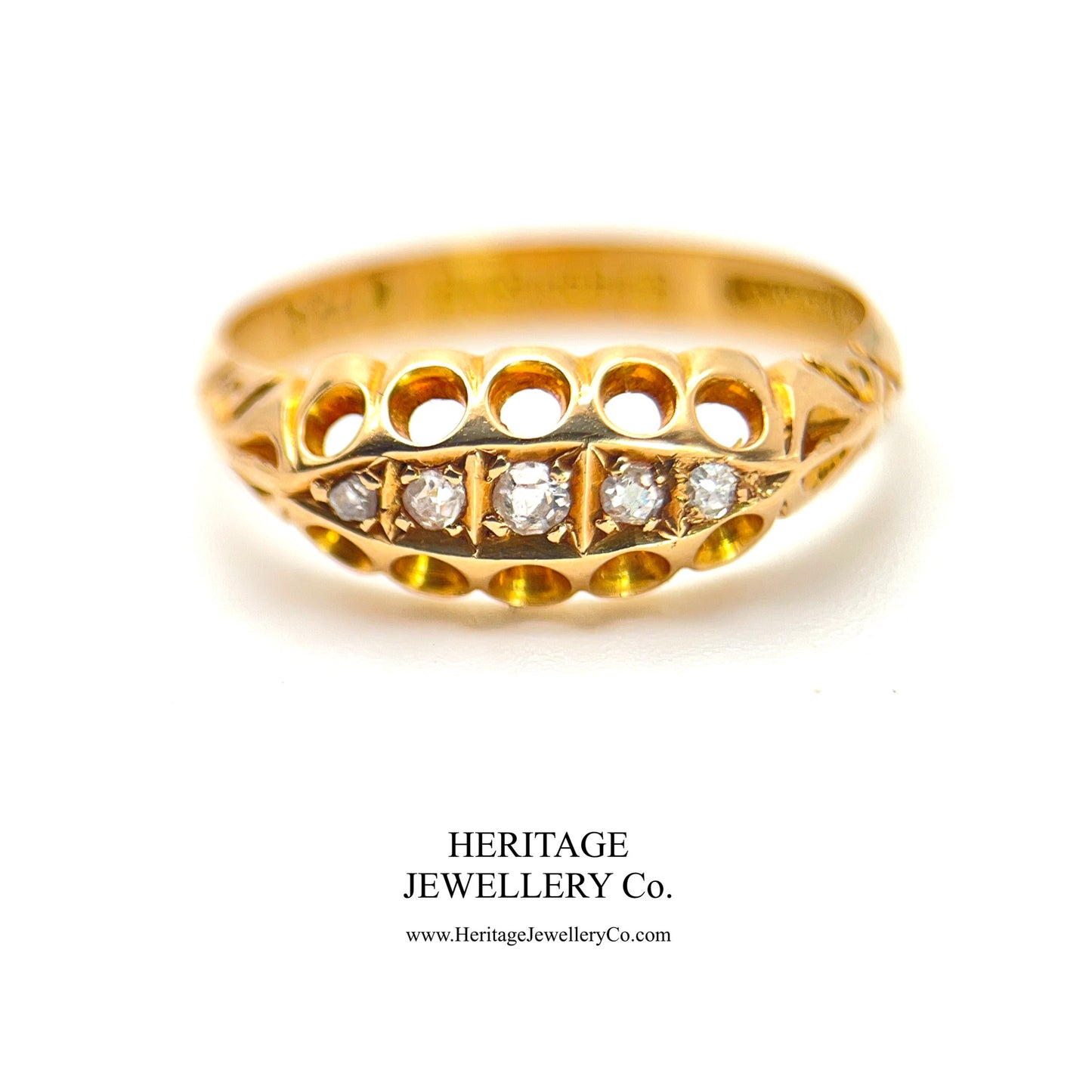 Edwardian 5-Stone Diamond Ring (c.1906)
