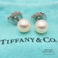 Tiffany Signature Pearl Ear Studs (18ct White Gold)