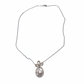 Art Deco Diamond Bow Pendant