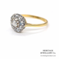 Antique Old Cut Diamond Cluster Ring (18ct gold; c.0.80ct)