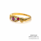 Antique Ruby & Diamond 5-Stone Ring (18ct gold)