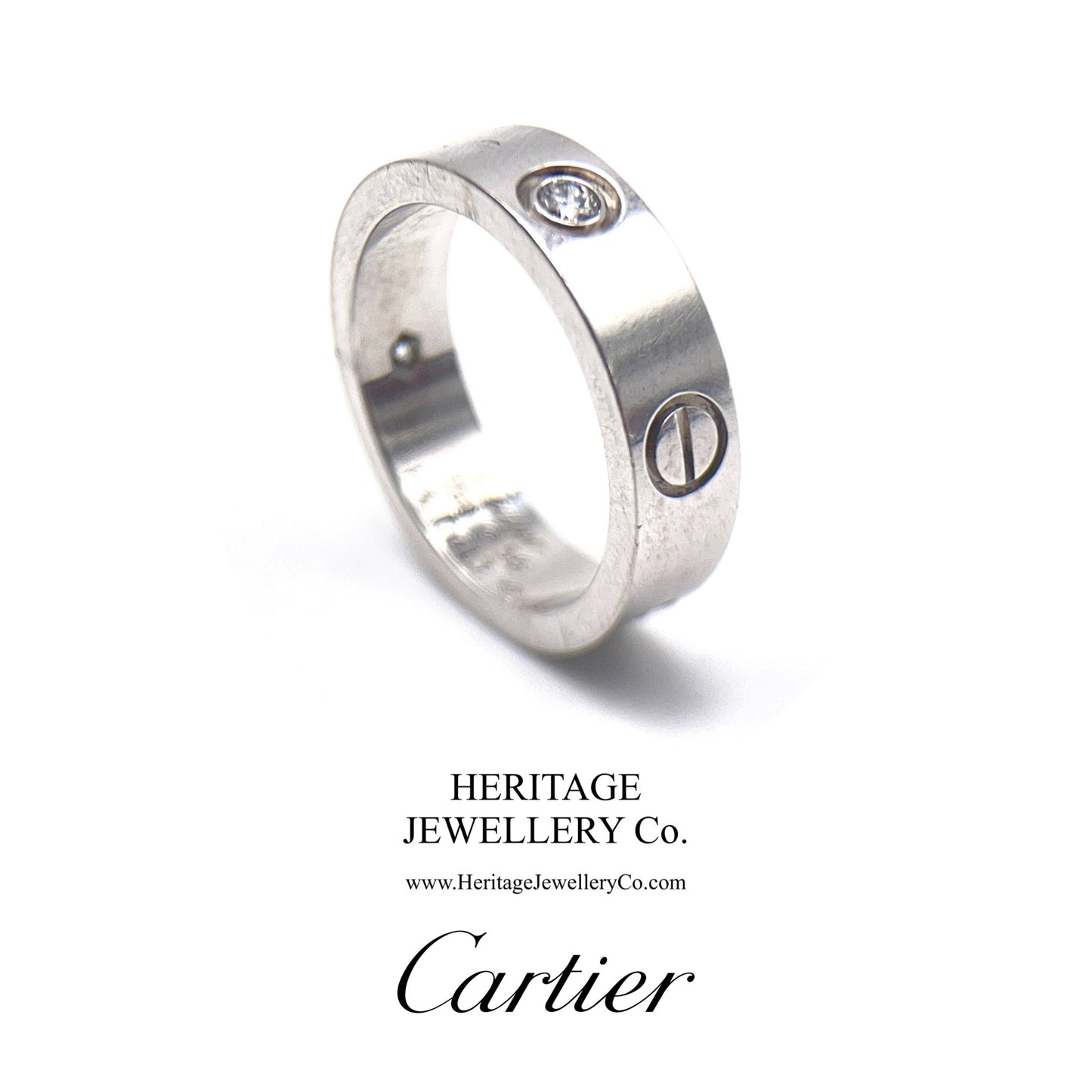 Cartier Diamond Love Ring (18ct White Gold)