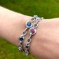 Vintage Ruby and Diamond Bracelet (18ct white gold)