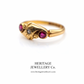 Edwardian Ruby and Diamond Ring