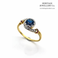 Antique Sapphire, Diamond and Ruby Ring
