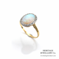 Antique Opal & Rose Diamond Ring