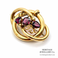 Antique Garnet & Gold Brooch Pendant (9ct gold)