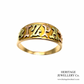 Rare Three Colour Gold Mizpah Ring