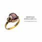 Early Victorian Garnet Ring (22ct Gold; c.1863)