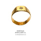 Engraved Diamond Gypsy Ring