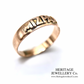 Victorian Rose Gold Mizpah Ring