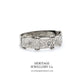 Antique Victorian Silver Bangle Bracelet (c. 1880) by Robert James Dick