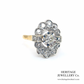 Antique Old Cut Diamond Cluster Ring