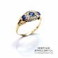 Antique Sapphire and Diamond Ring
