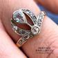 Art Nouveau Rose Diamond Ring