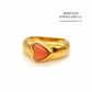 Van Cleef & Arpels Coral Heart Ring