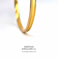 Art Deco Gold “Flapper” Bangle (c. 1928; 9ct gold)
