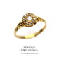 Edwardian Diamond Cluster Gypsy Ring (c.1906)