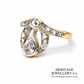 Art Nouveau Rose Diamond Ring