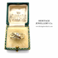 Snake Ring with Old Cut Diamonds (9ct Gold; c. 1936)