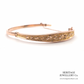 Vintage Gold Floral Bangle (c. 1938; 9ct gold)