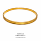 Art Deco Gold “Flapper” Bangle (c. 1928; 9ct gold)