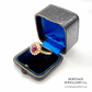Fine Star Ruby & Diamond Cluster Ring