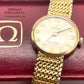 Vintage Gold Omega Watch with Original Gold Bracelet and Box